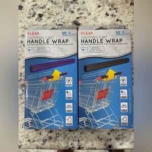 2 Shopping Cart Handle Wraps.  NWT NIB